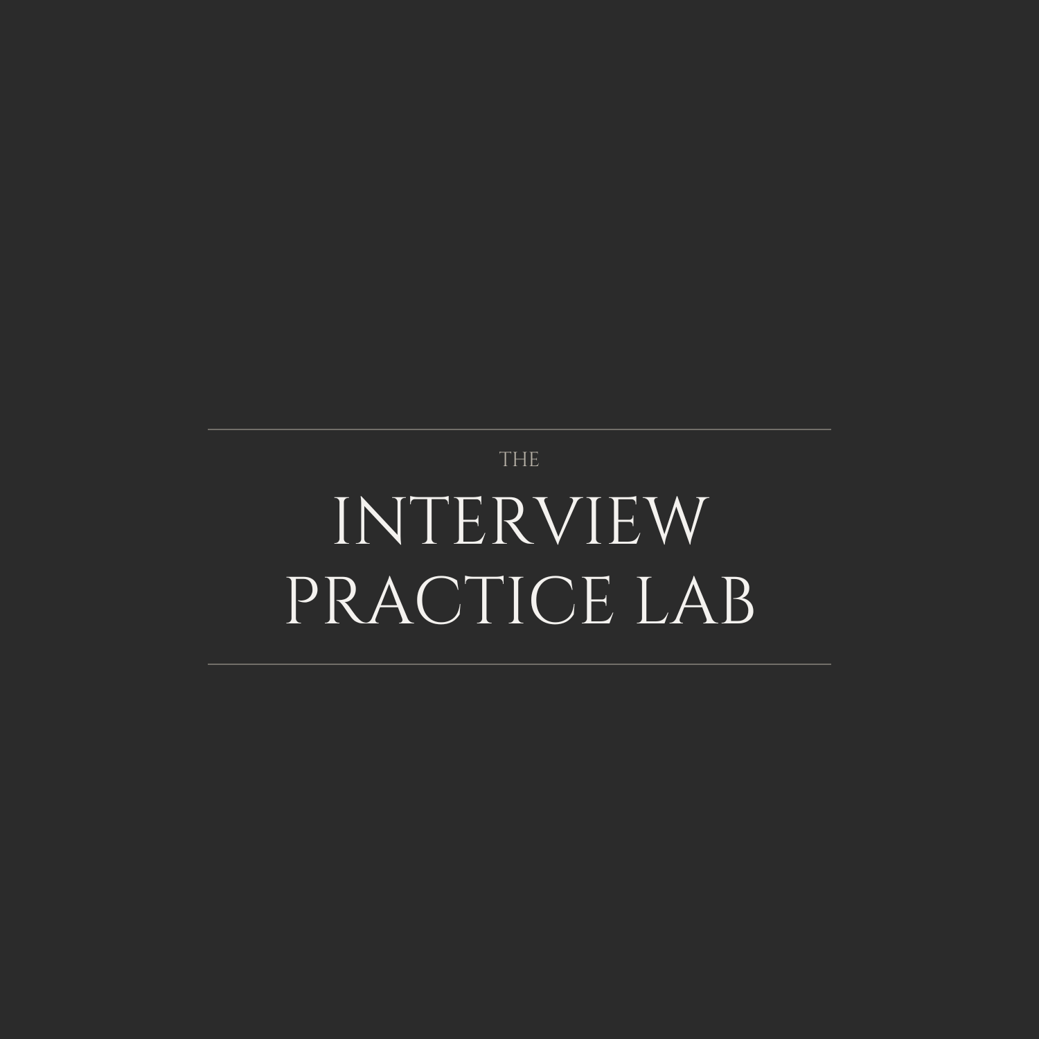 Interview Practice Lab