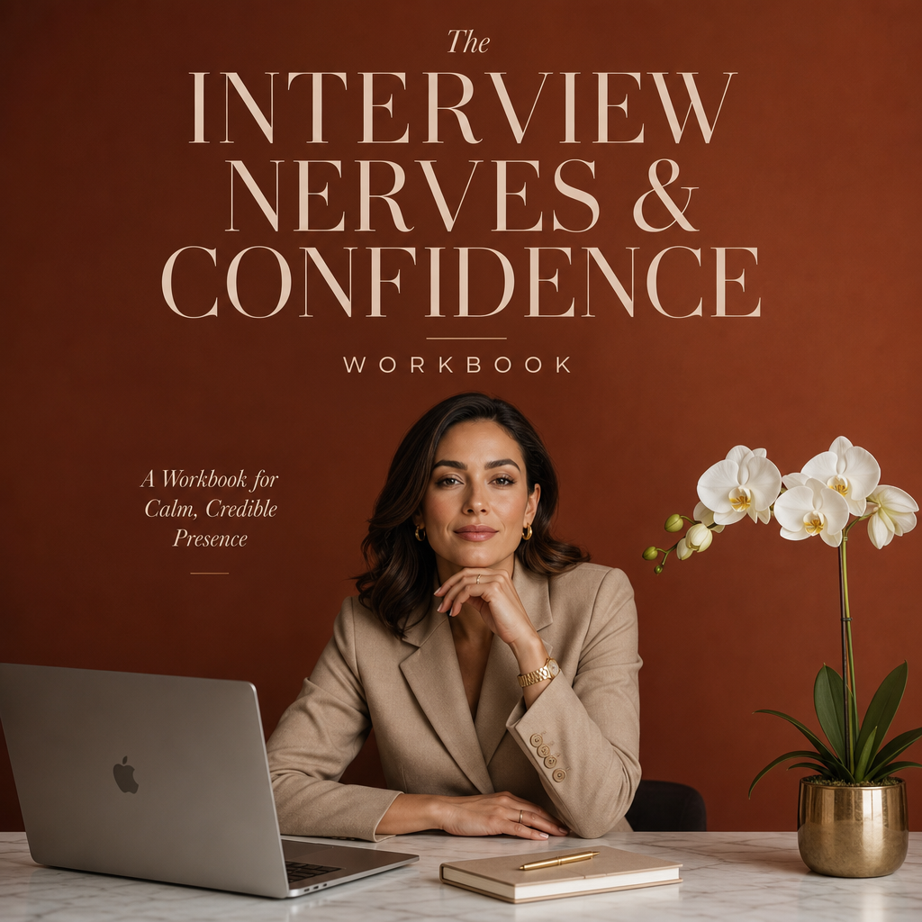 The Interview Nerves & Confidence Workbook cover